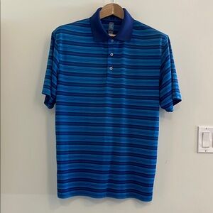 PGA Tour Blue Polo Shirt with Sporty Design